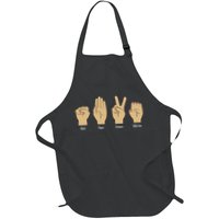 Rock Paper Scissors Table Saw Full-Length Apron With Pockets