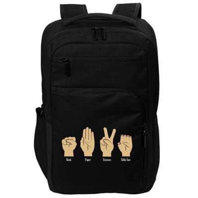 Rock Paper Scissors Table Saw Impact Tech Backpack