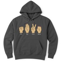 Rock Paper Scissors Table Saw Hoodie