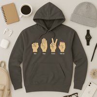 Rock Paper Scissors Table Saw Hoodie