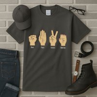 Rock Paper Scissors Table Saw Tall T-Shirt