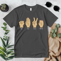 Rock Paper Scissors Table Saw Premium T-Shirt