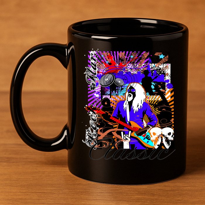 Rock Star Classic 11oz C Handle Ceramic Mug