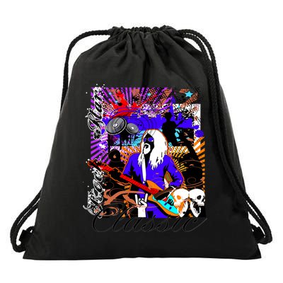 Rock Star Classic Drawstring Bag