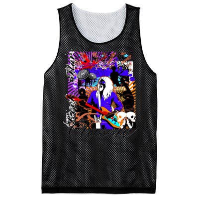 Rock Star Classic Mesh Reversible Basketball Jersey Tank