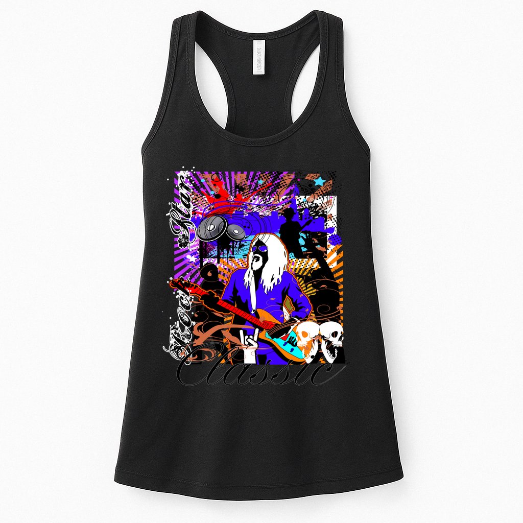 Rock Star Classic Womens Tank Top
