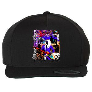 Rock Star Classic Wool Snapback Cap