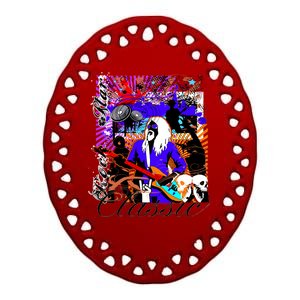 Rock Star Classic Ceramic Oval Ornament