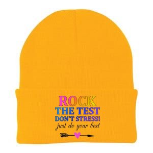 Rock The Test Knit Cap Winter Beanie