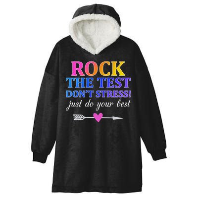 Rock The Test Hooded Wearable Blanket