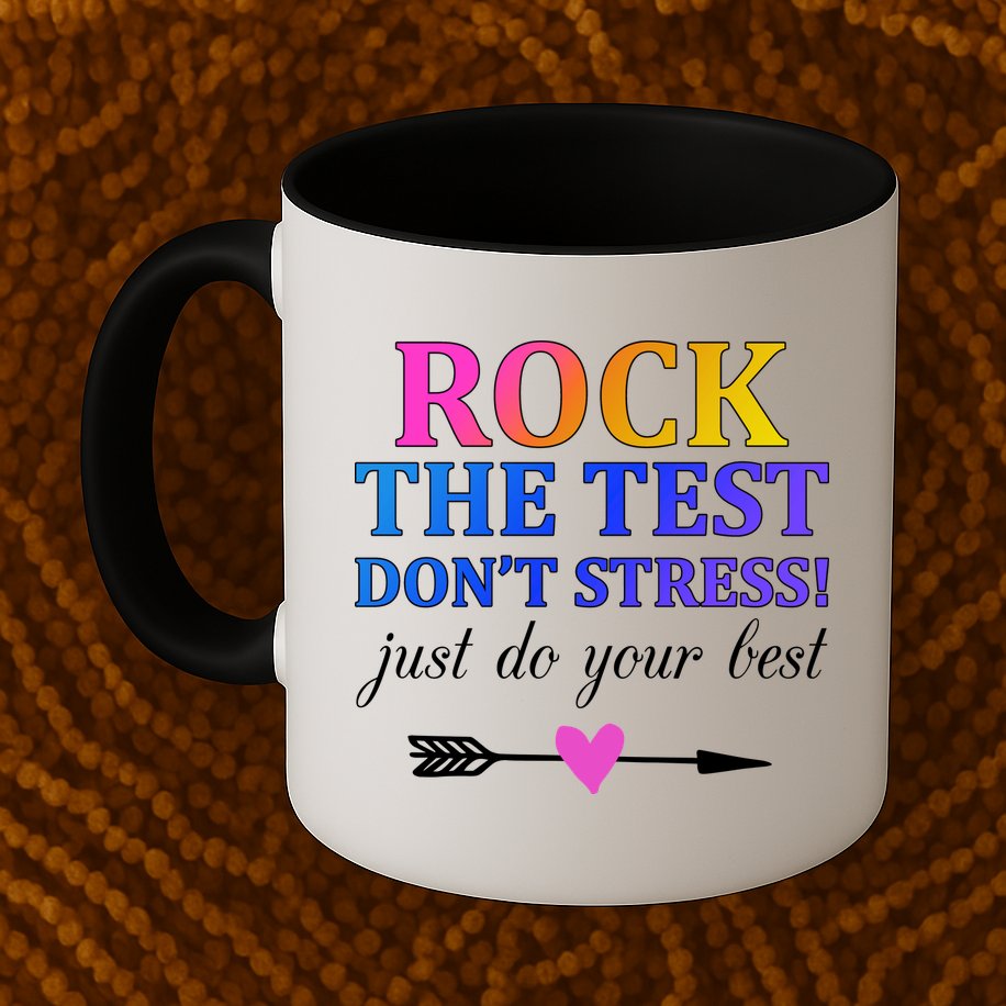 Rock The Test Mug