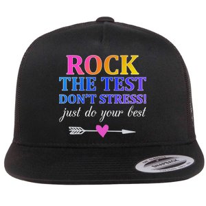 Rock The Test Flat Bill Trucker Hat