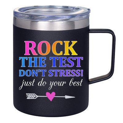 Rock The Test 12oz Stainless Steel Coffee Mug