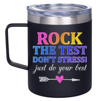 Rock The Test 12oz Stainless Steel Coffee Mug