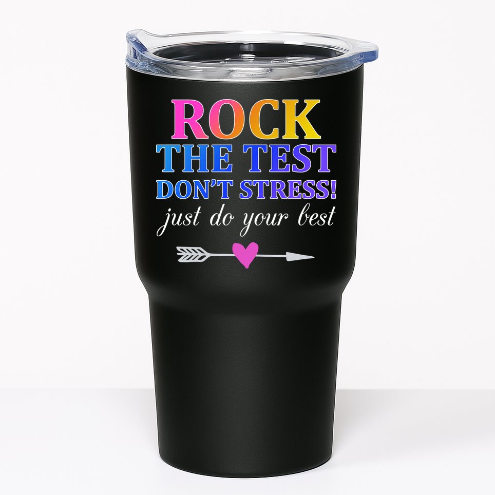 Rock The Test Tumbler