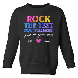 Rock The Test Toddler Sweatshirt