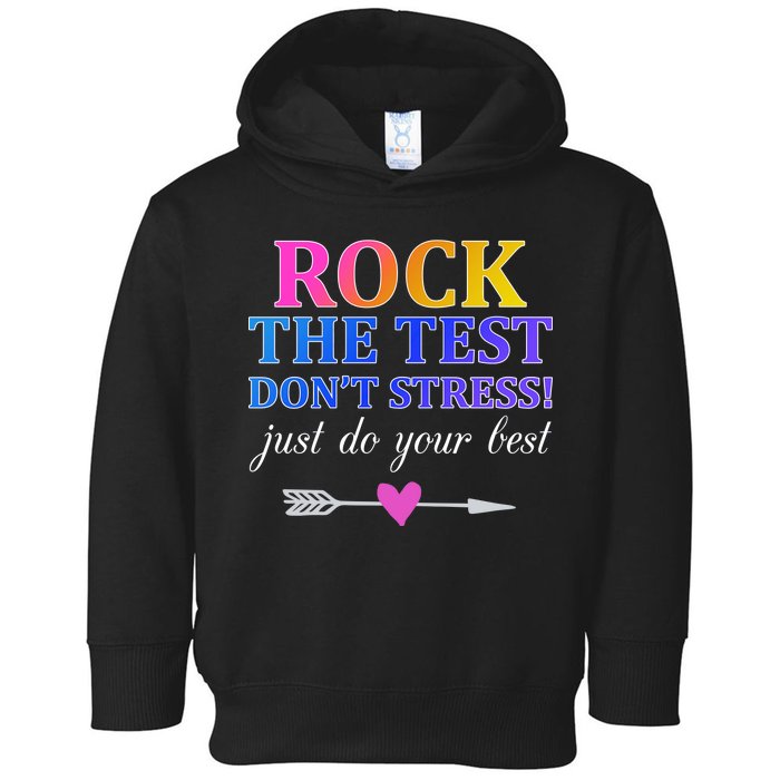 Rock The Test Toddler Hoodie