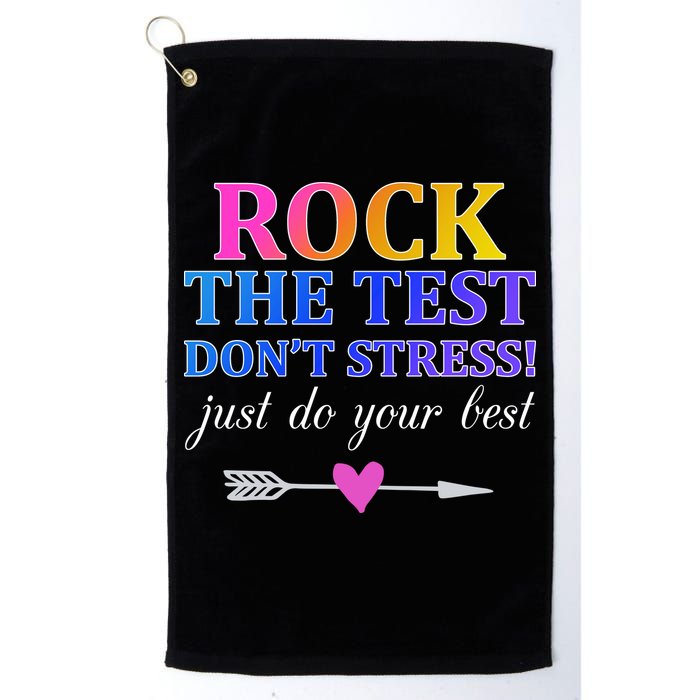 Rock The Test Golf Towel