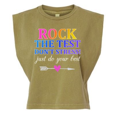 Rock The Test Garment-Dyed Women's Muscle Tee