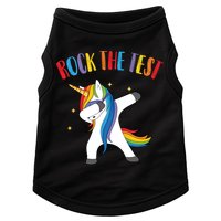 Rock The Test Dabbing Unicorn Doggie Tank
