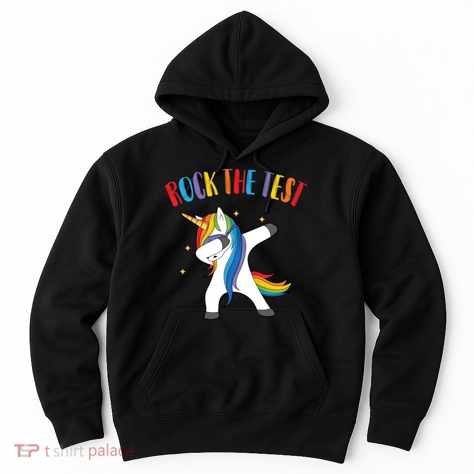 Rock The Test Dabbing Unicorn Hoodie
