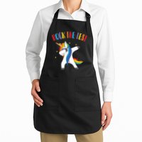 Rock The Test Dabbing Unicorn Apron