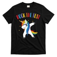 Rock The Test Dabbing Unicorn T-Shirt