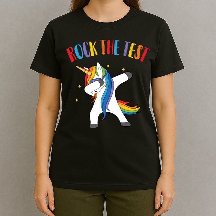 Rock The Test Dabbing Unicorn T-Shirt