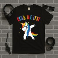 Rock The Test Dabbing Unicorn T-Shirt