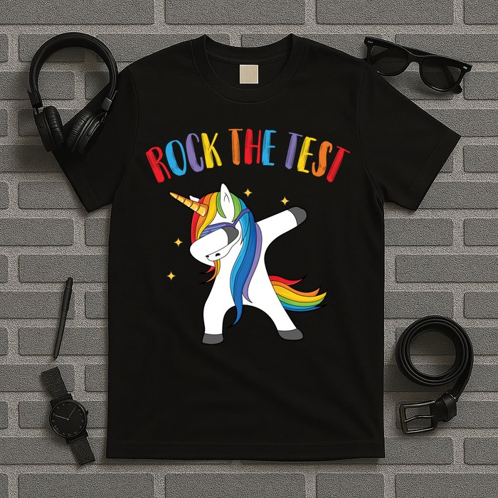 Rock The Test Dabbing Unicorn T-Shirt