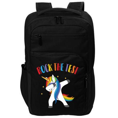 Rock The Test Dabbing Unicorn Impact Tech Backpack