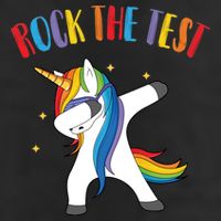 Rock The Test Dabbing Unicorn 25L Jumbo Tote