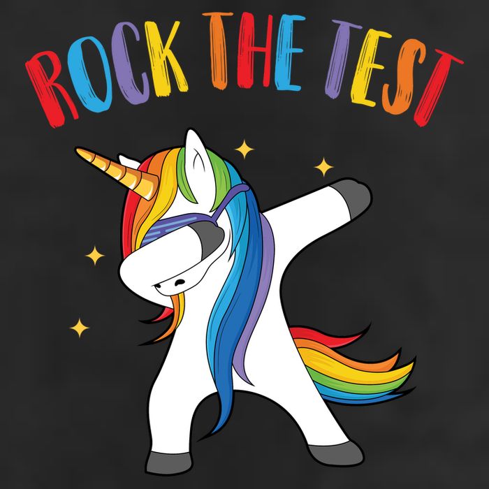 Rock The Test Dabbing Unicorn 25L Jumbo Tote