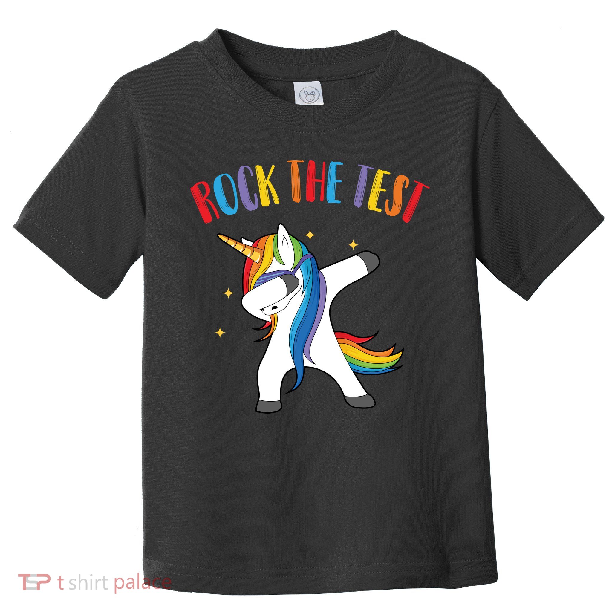 Rock The Test Dabbing Unicorn Toddler T-Shirt