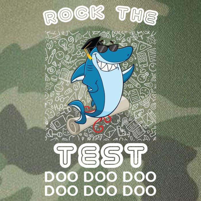 Rock The Test Doo Doo Doo Legacy Tie Dye Trucker Hat