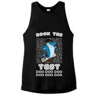 Rock The Test Doo Doo Doo Ladies PosiCharge Tri-Blend Wicking Tank
