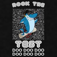 Rock The Test Doo Doo Doo Ladies PosiCharge Tri-Blend Wicking Tank