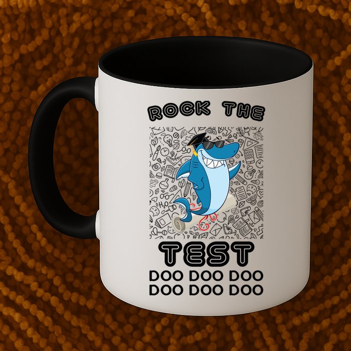 Rock The Test Doo Doo Doo Mug