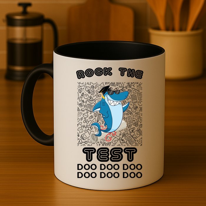 Rock The Test Doo Doo Doo Mug