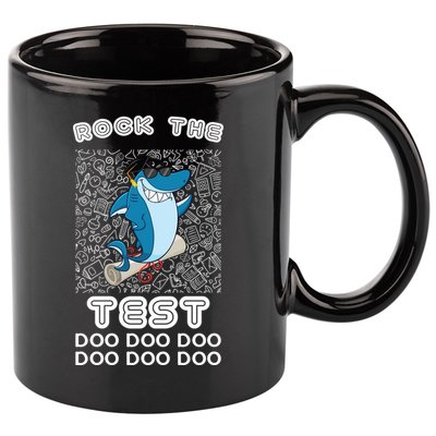 Rock The Test Doo Doo Doo 11oz C Handle Ceramic Mug