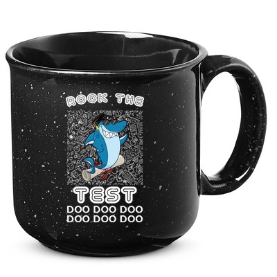 Rock The Test Doo Doo Doo 15oz Campfire Ceramic Mug