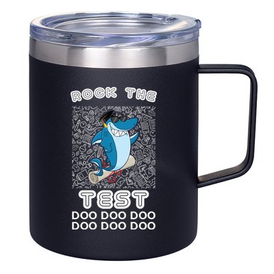 Rock The Test Doo Doo Doo 12oz Stainless Steel Coffee Mug
