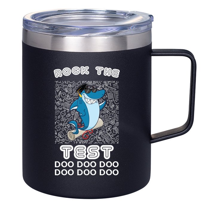 Rock The Test Doo Doo Doo 12oz Stainless Steel Coffee Mug