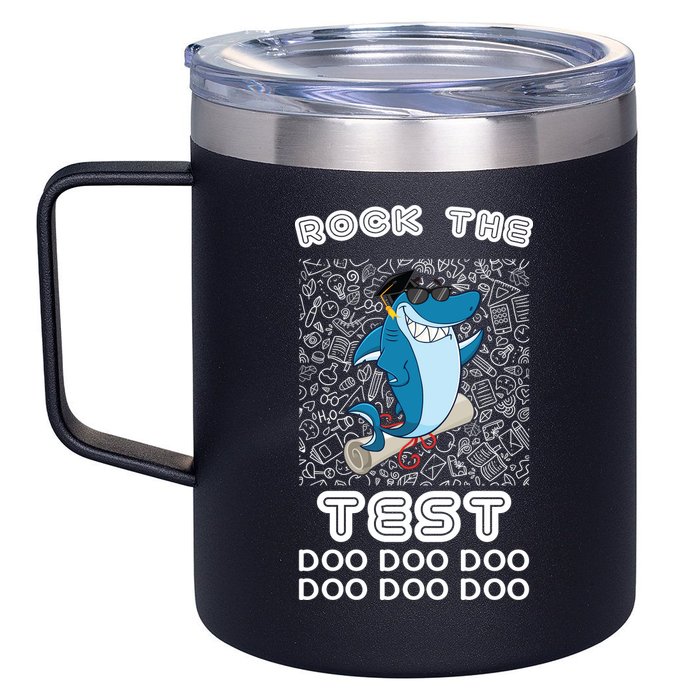 Rock The Test Doo Doo Doo 12oz Stainless Steel Coffee Mug