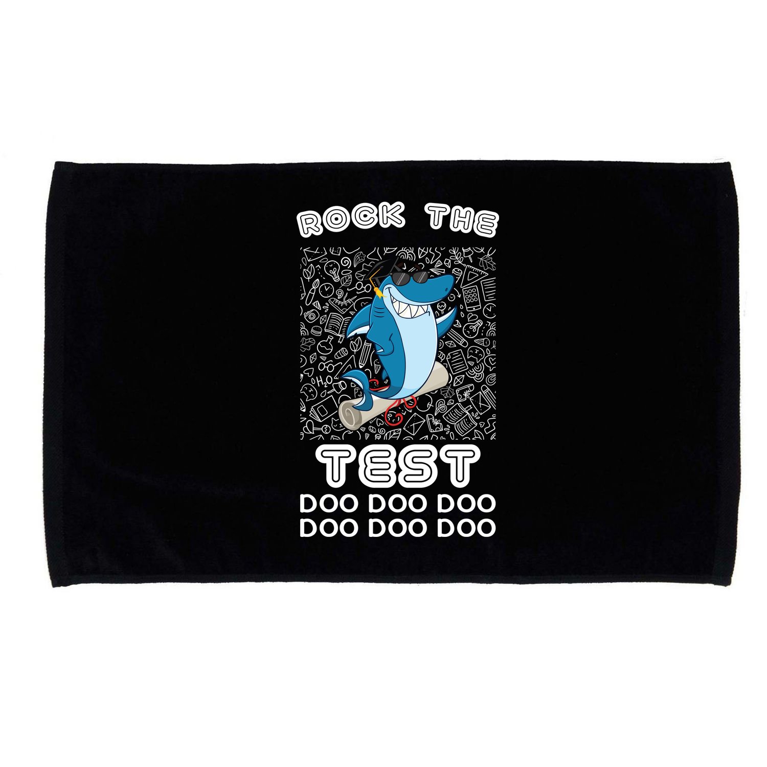 Rock The Test Doo Doo Doo Microfiber Hand Towel