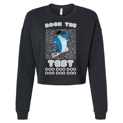 Rock The Test Doo Doo Doo Cropped Pullover Crew