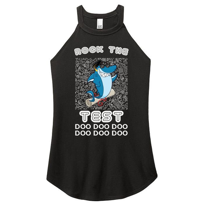 Rock The Test Doo Doo Doo Women's Perfect Tri Rocker Tank