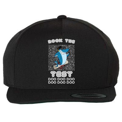 Rock The Test Doo Doo Doo Wool Snapback Cap