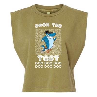 Rock The Test Doo Doo Doo Garment-Dyed Women's Muscle Tee