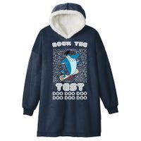 Rock The Test Doo Doo Doo Hooded Wearable Blanket